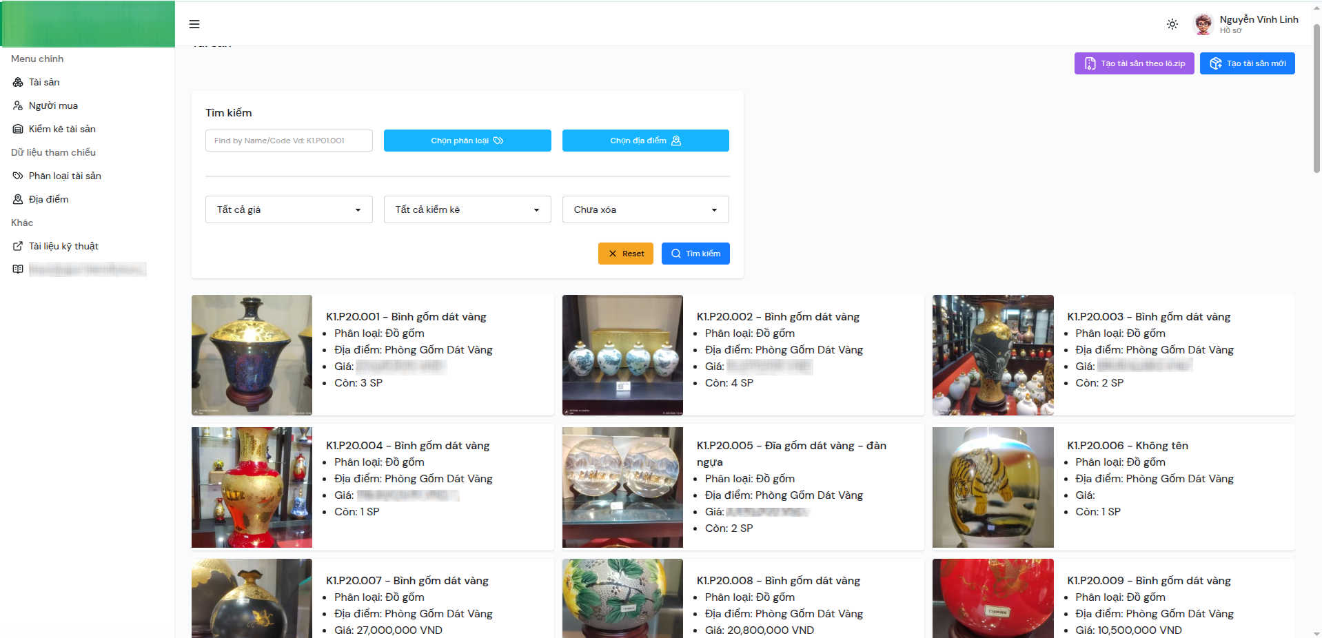 [2] Danh sách di sản